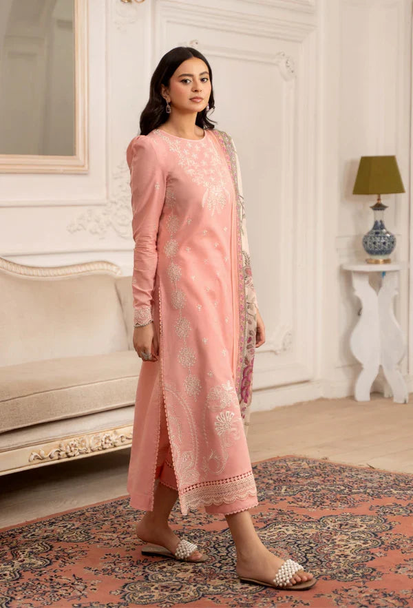 HumDum - Summer3PC Lawn Embroidered Suit - kp1168